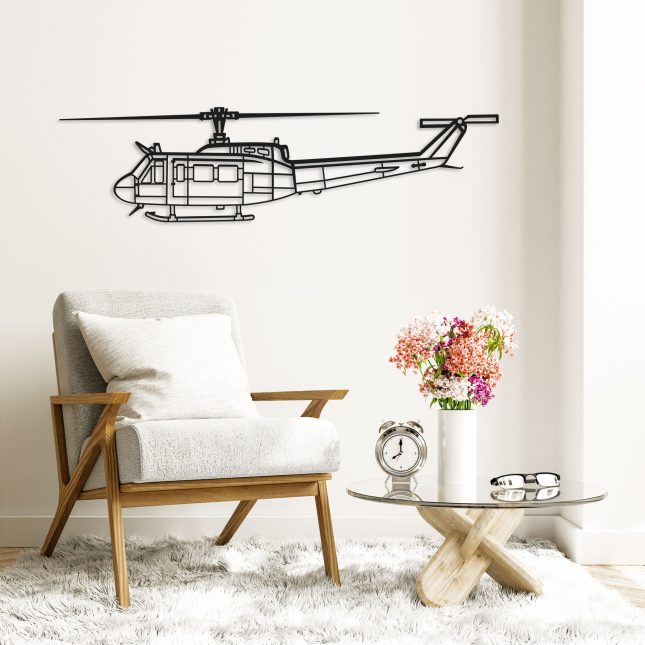 Bell UH-1 Iroquois / Huey Helicopter Wall Art - Image 4