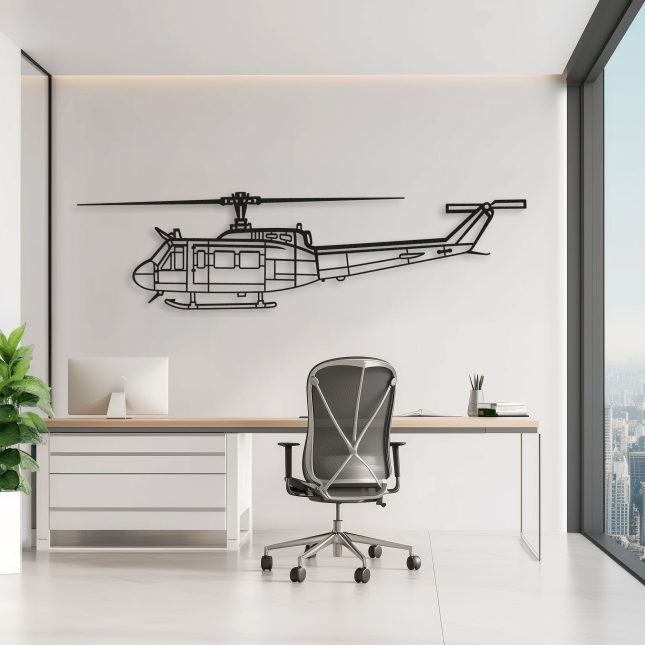 Bell UH-1 Iroquois / Huey Helicopter Wall Art - Image 2