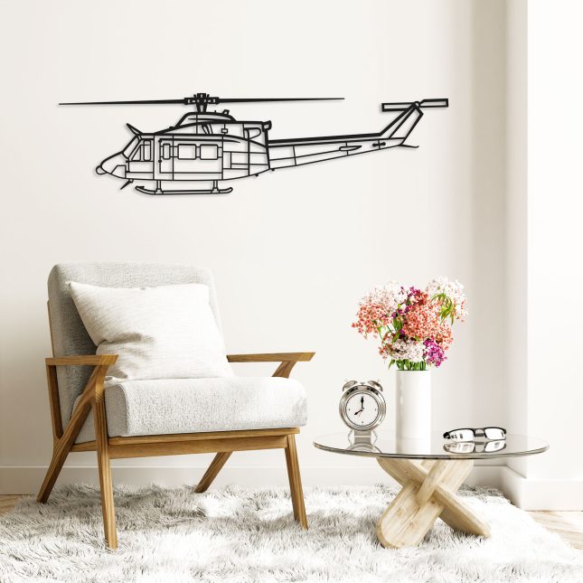 Bell 412 Helicopter Wall Art - Image 2